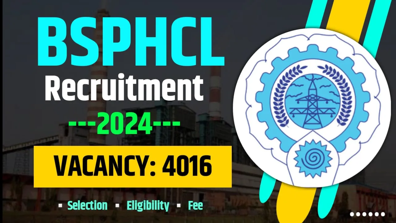 BSPHCL Recruitment 2024
